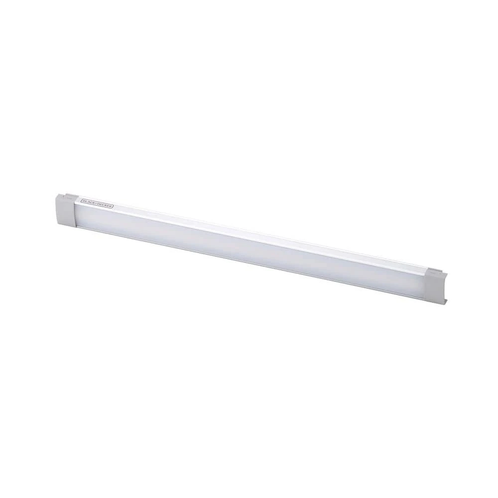 Black & Decker Push Wire 1 In. Wide, 12 In. Bar, Plug-In Or Hardwire White & RGB Integrated LED Linkable Under Cabinet Light Bar Silver 3 Black & Decker Push Wire 1 In. Wide, 12 In. Bar, Plug-In Or Hardwire White & RGB Integrated LED Linkable Under Cabinet Light Bar Silver