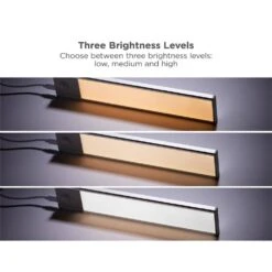 Black & Decker 9 In. LED Warm White 1-Bar Rechargeable Under Cabinet Lighting Kit -Lamp Parts silver black decker under cabinet bar lights leduc9 1rec fa 1000