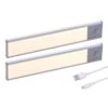Black & Decker 9 In. LED Warm White 2-Bar Rechargeable Under Cabinet Lighting Kit 2 Black & Decker 9 In. LED Warm White 2-Bar Rechargeable Under Cabinet Lighting Kit -Lamp Parts silver black decker under cabinet bar lights leduc9 2rec 64 1000