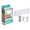 Black & Decker 3.23 In. Plug-in Kit Adjustable Silver Integrated LED Linkable 3-Bar Tool-Free Under Cabinet Light