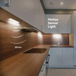 9 In. USB Rechargeable Silver Integrated LED Under Cabinet Light (2-Pack) -Lamp Parts silver commercial electric under cabinet bar lights 57301 sv 44 1000