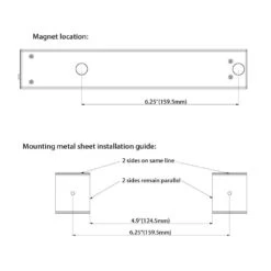 9 In. USB Rechargeable Silver Integrated LED Under Cabinet Light (2-Pack) -Lamp Parts silver commercial electric under cabinet bar lights 57301 sv 77 1000