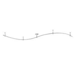 10 Ft. Silver Flex Track Lighting Starter Kit