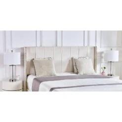 23.5 In. Silver Modern Dimmable Glass Bedroom Living Room Bedside Desk Nightstand Table Lamps USB Port (Set Of 2) -Lamp Parts silver maxax table lamps t263 ni 76 1000