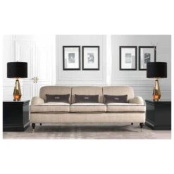 25 In. Mirrored Glass Table Lamps (Set Of 2), Modern Silver Geometric Tall Bedside Lamps With USBS For Living Room Decor -Lamp Parts silver rottogoon table lamps hmlp317aj2 31 1000