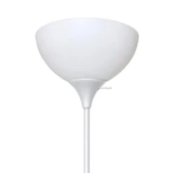 Mother Daughter 71.5 In. White Floor Lamp Set With Reading Light And White Shades (2-Pack) Set Of 2 (Floor Lamps) -Lamp Parts simple designs lamp sets lf2000 wht 2pk 1f 1000