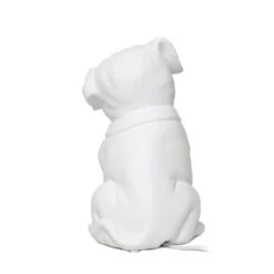 Animal Love 10.53 In. Porcelain Puppy Dog Shaped Animal Table Lamp -Lamp Parts simple designs novelty lights lt3212 wht 1f 1000