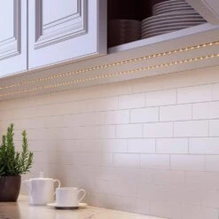 Outdoor/Indoor 40 Ft. Line Voltage (120-Volt) Soft White Flexible Integrated LED Rope Light -Lamp Parts soft white commercial electric rope lights fg 03246 31 1000