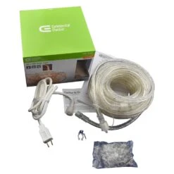 Outdoor/Indoor 40 Ft. Line Voltage (120-Volt) Soft White Flexible Integrated LED Rope Light -Lamp Parts soft white commercial electric rope lights fg 03246 c3 1000