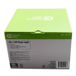 Outdoor/Indoor 40 Ft. Line Voltage (120-Volt) Soft White Flexible Integrated LED Rope Light -Lamp Parts soft white commercial electric rope lights fg 03246 fa 1000