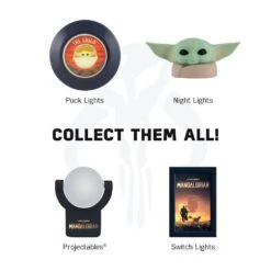 STAR WARS The Child Mini LED Night Light, Light Sensing -Lamp Parts star wars night lights 53233 t3 fa 1000