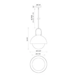 Harper 16 In. 1 Light 60-Watt Steel Shade/Opal Matte Glass Pendant Light -Lamp Parts steel shade opal matte glass alora mood pendant lights pd507216slop 76 1000