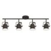 Westinghouse Boswell 3 Ft. 4-Light Oil-Rubbed Bronze With Highlights Track Light Kit -Lamp Parts steel westinghouse track lighting kits 6116800 64 1000