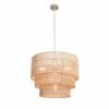 Sessions 5-Light Brown Tiered Rattan Pendant -Lamp Parts tan hampton bay pendant lights hdp98944rat 64 1000