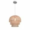 Shawside 1-Light Tiered Brown Pendant Rattan -Lamp Parts tan hampton bay pendant lights hdp98947rat 64 1000