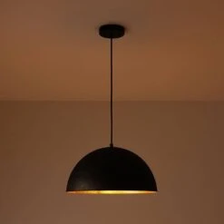 PCover 1-Light 15.7 In.W Texture Black Modern Farmhouse Industrial Metal Dome Pendant Light For Kitchen 29 PCover 1-Light 15.7 In.W Texture Black Modern Farmhouse Industrial Metal Dome Pendant Light For Kitchen -Lamp Parts texture black huoku pendant lights pd1064741 31 1000