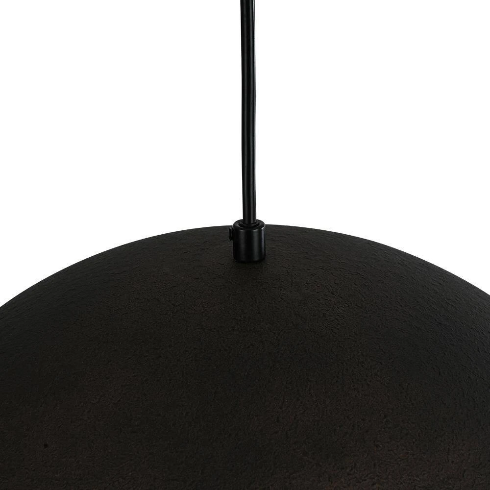 PCover 1-Light 15.7 In.W Texture Black Modern Farmhouse Industrial Metal Dome Pendant Light For Kitchen 14 PCover 1-Light 15.7 In.W Texture Black Modern Farmhouse Industrial Metal Dome Pendant Light For Kitchen - Image 12