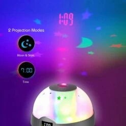 LED ColorClock Projection Night Light -Lamp Parts tzumi night lights 6999hd 4f 1000