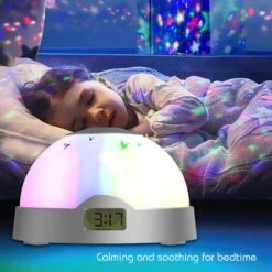 LED ColorClock Projection Night Light -Lamp Parts tzumi night lights 6999hd fa 1000