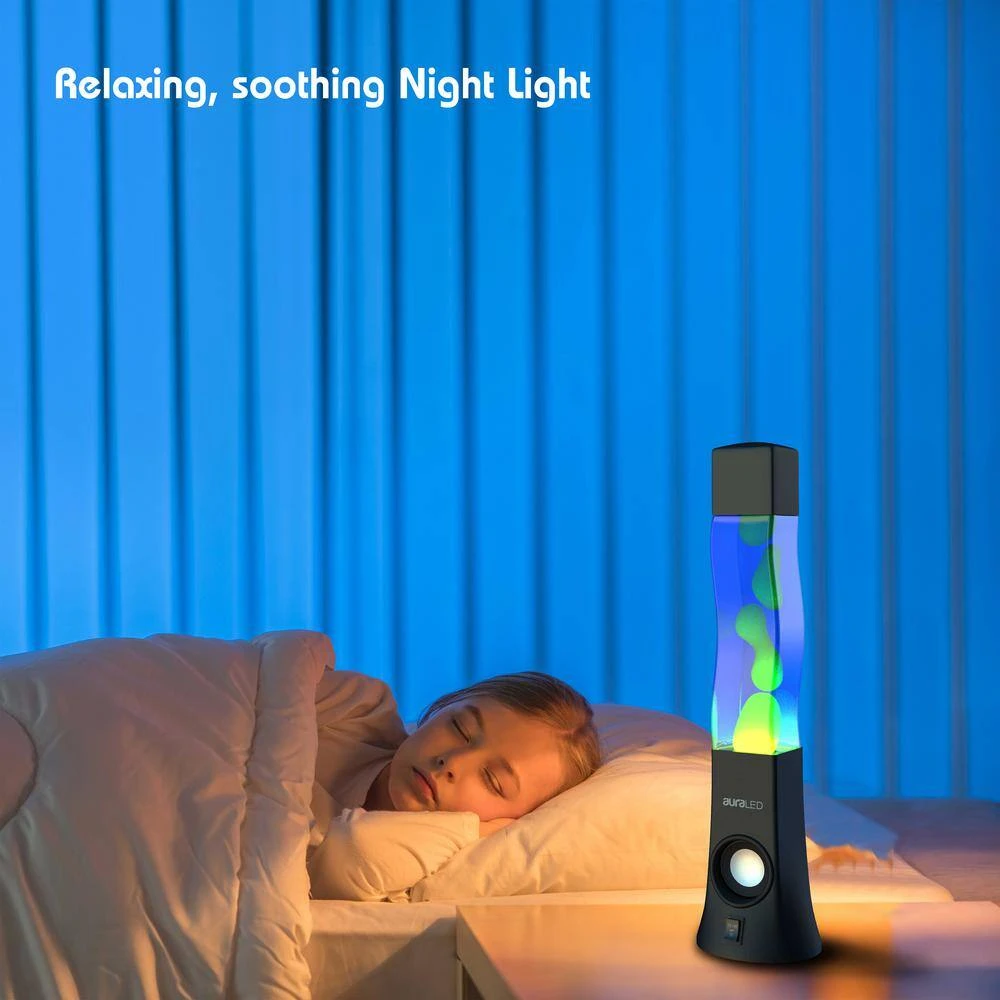 Aura 16.9 In. Black ColorFlow Integrated LED Lava Lamp Speaker 9 Aura 16.9 In. Black ColorFlow Integrated LED Lava Lamp Speaker - Image 7
