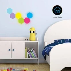 Aura LED Hex Glow Battery Operated Light (6-Pack) -Lamp Parts tzumi wall light panels 8970hd 44 1000