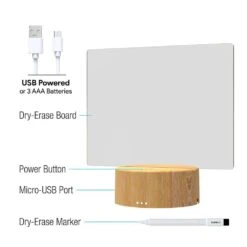 Aura LED LumiWrite Acrylic Sign Board -Lamp Parts tzumi wall light panels 9002hd c3 1000