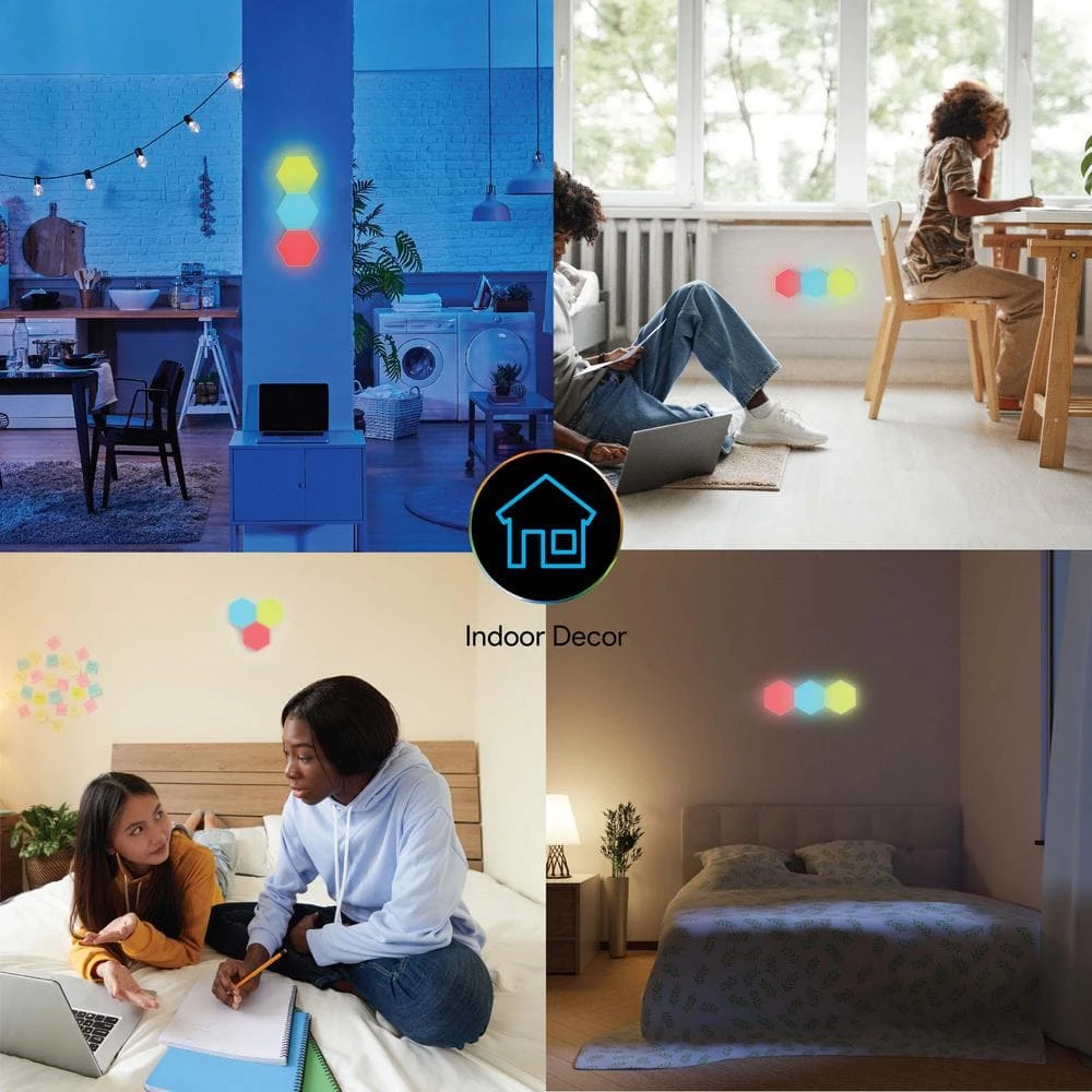 Aura LED Hex Glow Battery Operated (3-Pack) 10 Aura LED Hex Glow Battery Operated (3-Pack) - Image 8