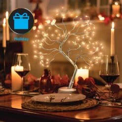 Aura LED GloTree Tabletop Tree Light -Lamp Parts tzumi wall light panels 9004hd 1f 1000