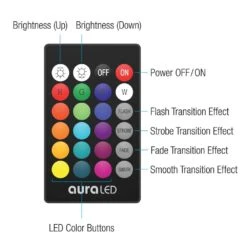 Aura LED Liquid Sand Light -Lamp Parts tzumi wall light panels 9006hd 1d 1000