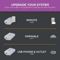 ProLink Motion-Activated In-Line Switch -Lamp Parts ultra prograde under cabinet lighting accessories 54875 t1 fa 1000
