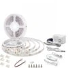 LED Strip Lights White Dimmable Flexible Rope Light Kit With 12V ETL Power Supply, Adhesive Clips -Lamp Parts under cabinet lighting accessories 27isa17362 64 1000