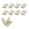 LED Strip Connectors Solderless 2-Pin Unwired Clips For 8mm Single Color SMD 3528 2835 Tape Lights (10-Pack) -Lamp Parts under cabinet lighting accessories 27isa17364 64 1000