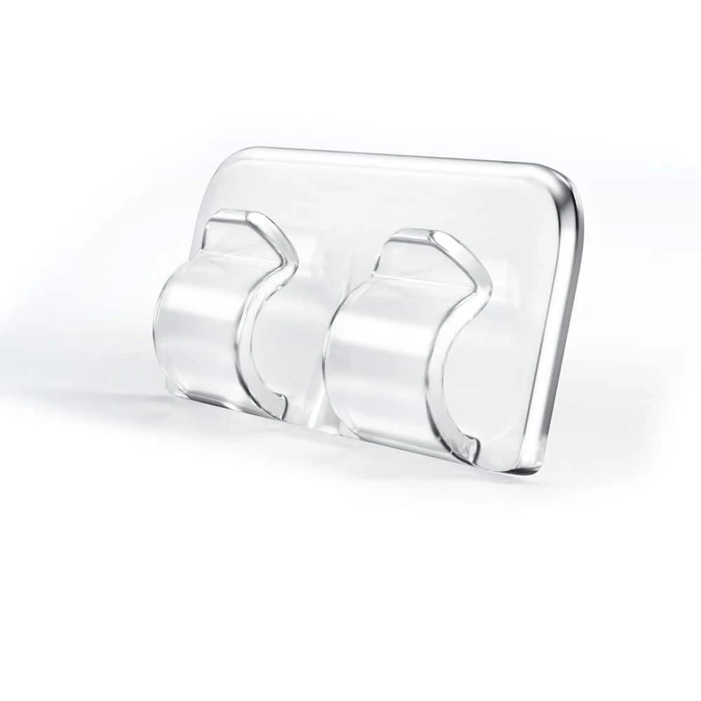 Outdoor Series Clear LED Light Hanging Clips With Waterproof Adhesive Strips - 26-Pack For Christmas And Patio Lighting 3 Outdoor Series Clear LED Light Hanging Clips With Waterproof Adhesive Strips - 26-Pack For Christmas And Patio Lighting