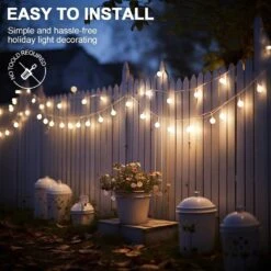 Outdoor Series Clear LED Light Hanging Clips With Waterproof Adhesive Strips - 26-Pack For Christmas And Patio Lighting 17 Outdoor Series Clear LED Light Hanging Clips With Waterproof Adhesive Strips - 26-Pack For Christmas And Patio Lighting -Lamp Parts under cabinet lighting accessories 27isa17367 76 1000