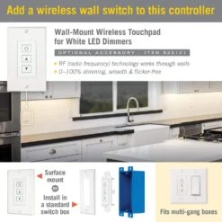 Proline White LED Remote Control -Lamp Parts under cabinet lighting accessories 513115 fa 1000
