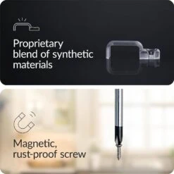 Lightstrip Mounting Clip For Philips HUE Lightstrip - 50-Pack, Transparent, Strong, Removable - Includes Wood Screws -Lamp Parts under cabinet lighting accessories hue aus lightstripclip c50a c3 1000