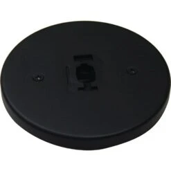Black Monopoint Canopy For Compatible Volume Lighting Track Heads