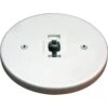 White Monopoint Canopy For Compatible Volume Lighting Track Heads