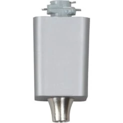 Silver Gray Pendant Track Adapter For 120-Volt 1-Circuit/1-Neutral Or 120-Volt 2-Circuit/1-Neutral Track Systems
