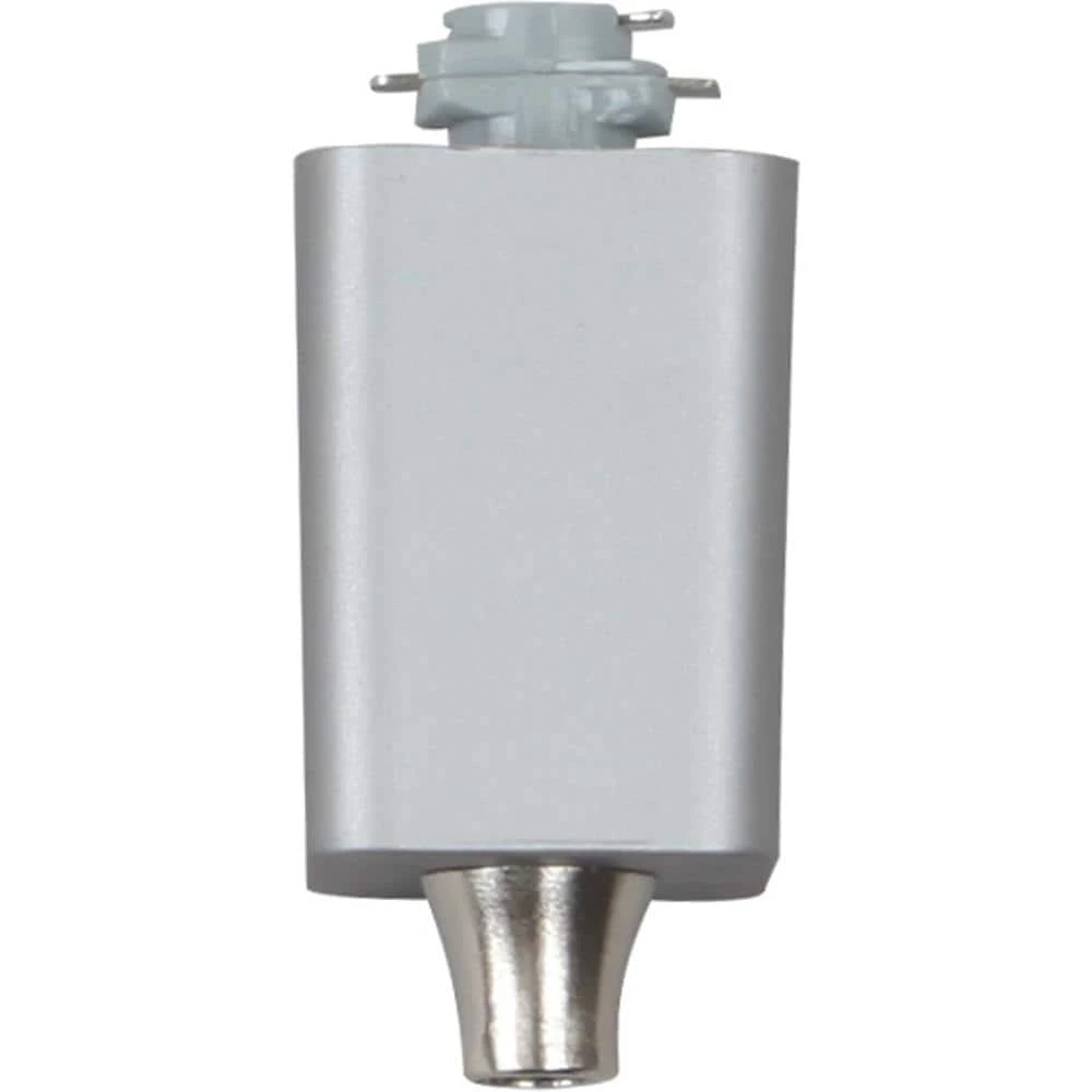 Silver Gray Pendant Track Adapter For 120-Volt 1-Circuit/1-Neutral Or 120-Volt 2-Circuit/1-Neutral Track Systems 3 Silver Gray Pendant Track Adapter For 120-Volt 1-Circuit/1-Neutral Or 120-Volt 2-Circuit/1-Neutral Track Systems