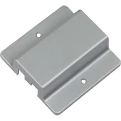 Silver Gray Floating Canopy/Floating Connector For 120-Volt 2-Circuit/1-Neutral Track Systems