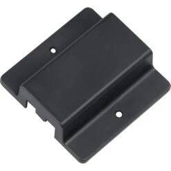Black Floating Canopy/Floating Connector For 120-Volt 2-Circuit/1-Neutral Track Systems