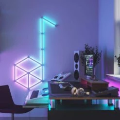 Lines 60 Degrees Expansion Pack - Multicolor Light Bars (3 Light Bars) Smarter Kit Required -Lamp Parts wall light panels nl59 e 0001lw 3pk 77 1000