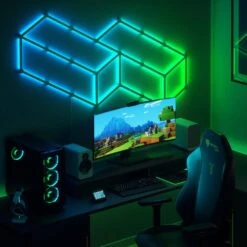 Lines 60 Degrees Expansion Pack - Multicolor Light Bars (3 Light Bars) Smarter Kit Required -Lamp Parts wall light panels nl59 e 0001lw 3pk d4 1000