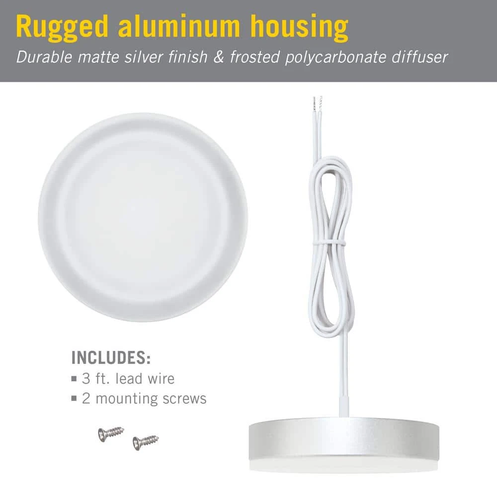 EdgeVue Under Cabinet LED Puck Light 2700K 7 EdgeVue Under Cabinet LED Puck Light 2700K - Image 5