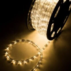Outdoor 150 Ft. 110-Volt Plug-In Warm White Color Changing Light LED Rope Light -Lamp Parts warm white walsport rope lights usli1003ww fa 1000