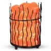 Himalayan Glow Pillar Style Basket Salt Lamp -Lamp Parts wbm himalayan novelty lights d 1332 64 1000