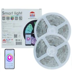 LED Multi-Color Strips Light, RGB Strips Light, Wi-Fi (1x5M) (Pack Of 2)
