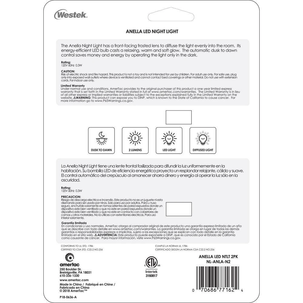 Anella Sconce Automatic LED Night Light (2-Pack) 8 Anella Sconce Automatic LED Night Light (2-Pack) - Image 6