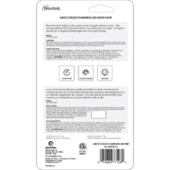 Arch Color Changing LED Night Light -Lamp Parts westek night lights nl arch cl fa 1000